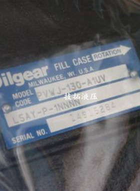 原装Oilgear奥盖尔泵 PVWJ-034-A1UV-RSAS-P1NNSN柱塞  质保一年