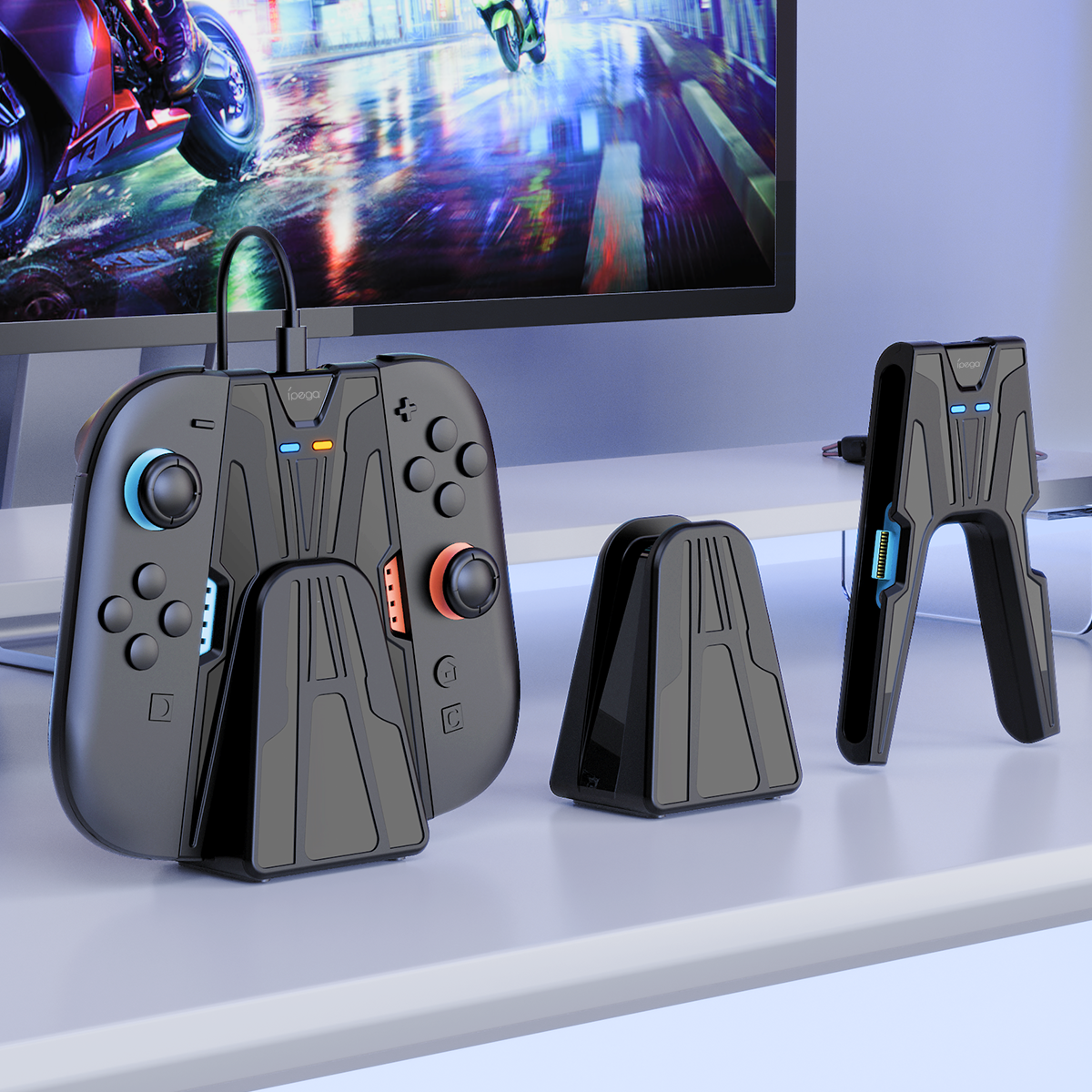 NS2手柄座充SWITCH2握把手柄座充