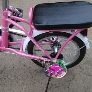 折叠加厚自行车后脚踏脚踏板后脚蹬后轴脚蹬自行车配件儿童护脚板