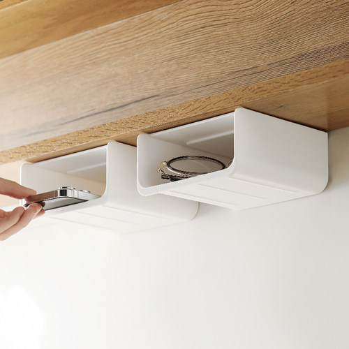 镜柜下收纳盒卫生间免打孔