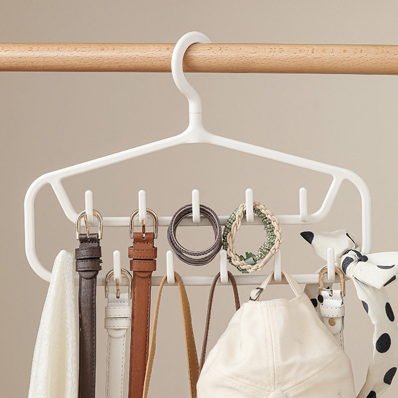 腰带发圈吊带衣架家用挂内衣发箍收纳学生背心挂钩神器简约晾衣架,收纳整理,塑料衣架,淘宝优惠券,粉丝福利购,淘宝优惠卷