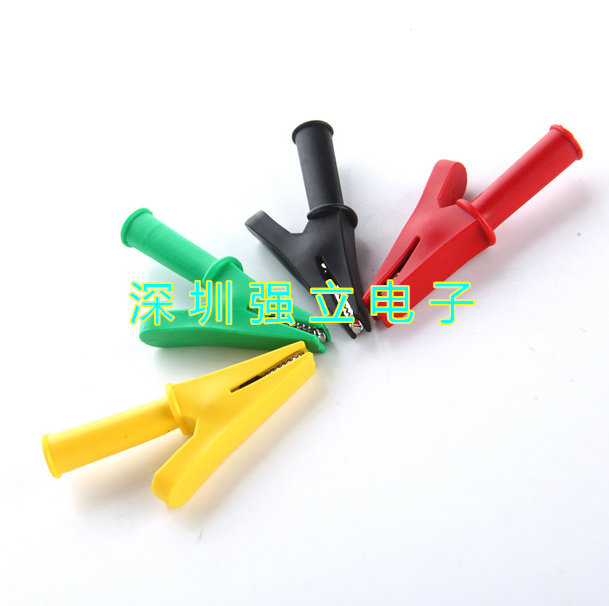 Totally enclosed Pure copper crocodile Clamp Test clamp Wire carryover 4mm Jack Battery clip high pressure All inclusive Sheath clipin the 3C Digital Accessories, Electronic components market , Electronic component , Other components  category - from Buy2taobao.com to provide professional Taobao agent buy service