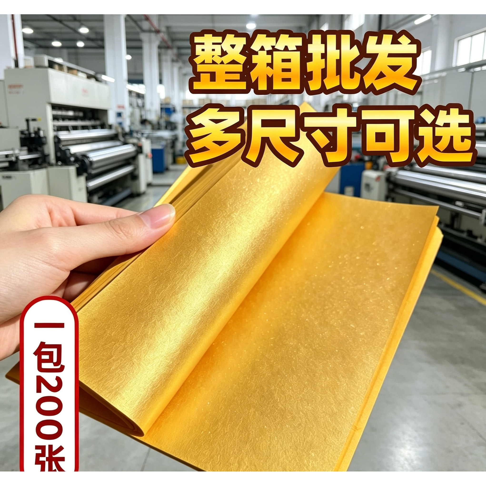 鎏金纸双面加厚手工折纸原料纸品