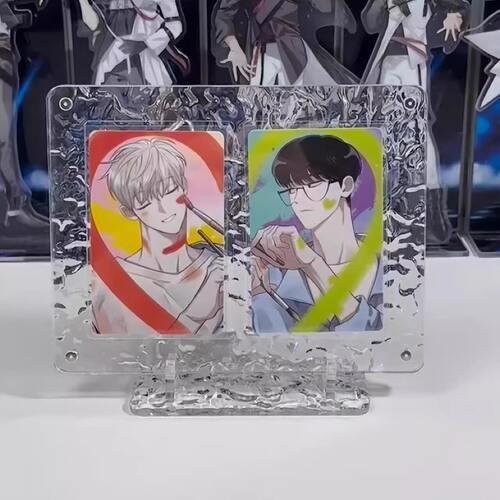 双格卡砖拍立得水波纹展示架