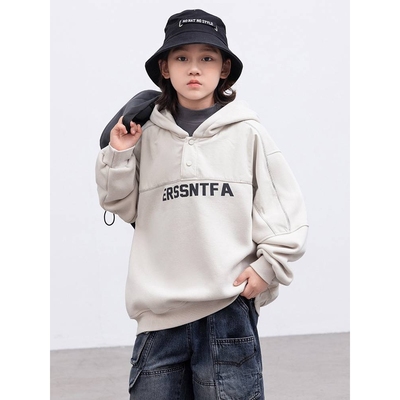 官方正品男童加绒卫衣秋冬季2025新款儿童装大男孩冬装潮加厚休闲