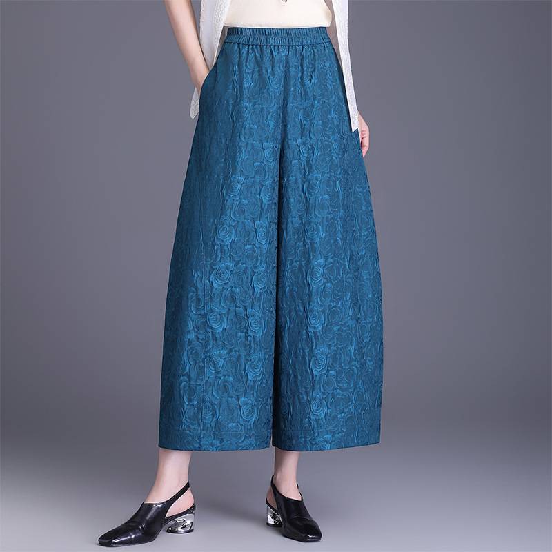 官方正品时尚韩版休闲元宝裤女2026夏季新款气质高腰显瘦阔腿直筒