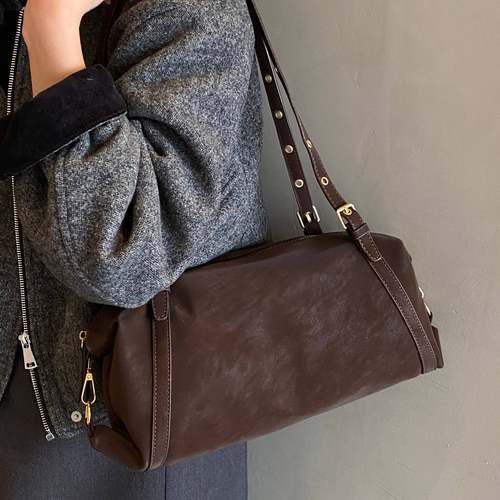 官方正品秋冬慵懒风包包女2025新款复古高级感单肩腋下包通勤枕头