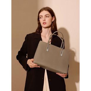 官方正品严真皮女包2025新款品牌通勤大包大容量头层牛皮托特女士