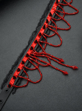 音符流苏水晶颈饰1446