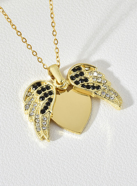 土耳其风蝴蝶吊坠项链