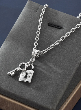 韩国东大门小众简约锁骨链