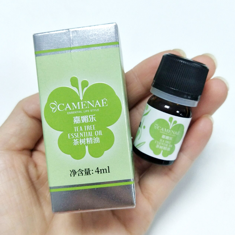 嘉媚乐茶树精油4ml 改善痘痘肌肤闭口粉刺控油清痘收缩毛孔带防伪