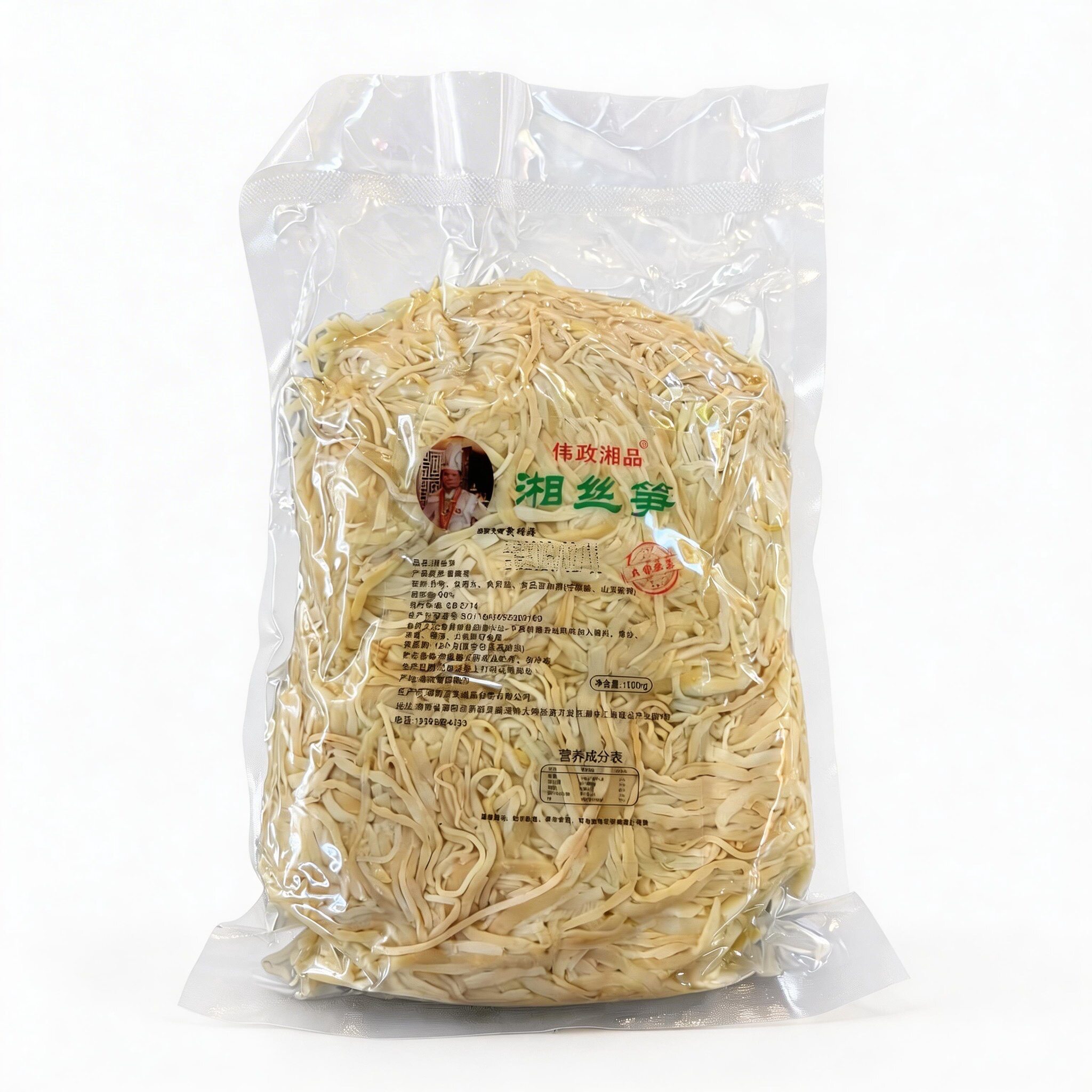 伟政湘品刘素英湘丝笋1kg15包整箱包邮小炒嫩竹笋尖笋丝餐饮商用