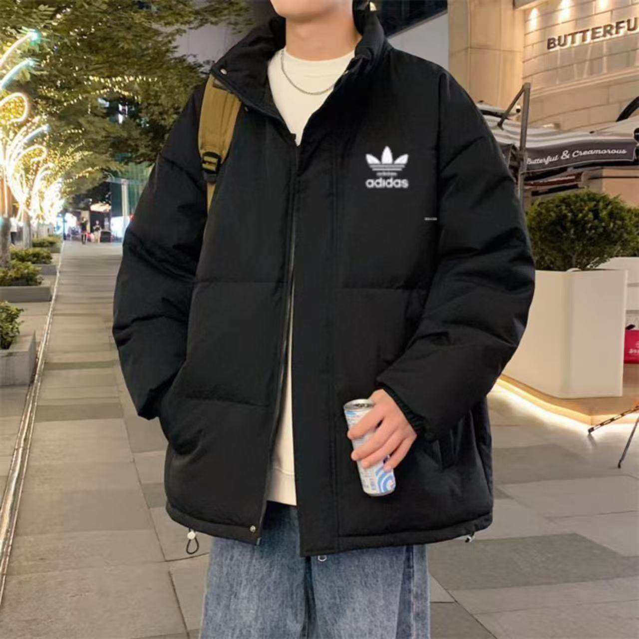 运动三叶草羽绒棉服男女同款冬季羽绒棉服新款保暖面包服男款外套,男装,羽绒服,淘宝优惠券,粉丝福利购,淘宝优惠卷