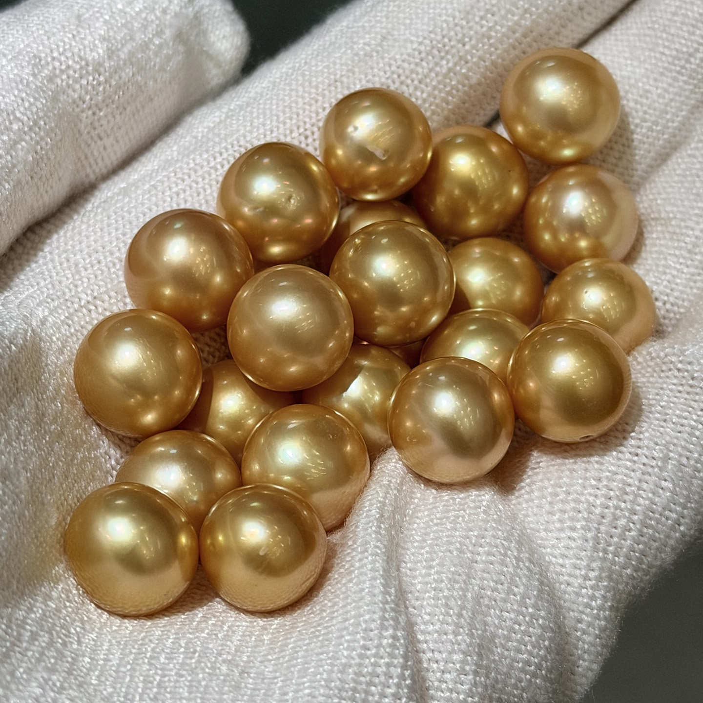 天然海水珍珠澳白南洋金珠日本akoya大溪地黑珍珠裸珠 直播选珠
