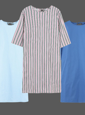 住院病号服男全棉医美护理服易穿脱孕妇睡衣反穿服卧床病人家居服
