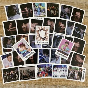 Seventeenlomo卡全圆佑洪知秀明星周边专辑高清留言小卡片纪念礼