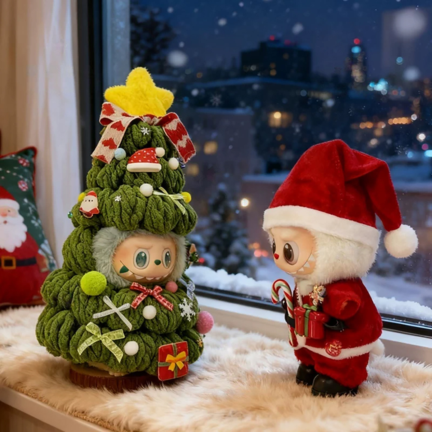 labubu第一二三3代圣诞树娃衣套装拉布布公仔Kitty玩偶衣服新款,模玩/动漫/周边/娃圈三坑/桌游,潮玩娃衣,淘宝优惠券,粉丝福利购,淘宝优惠卷