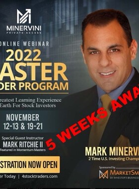 2022 年–Mark Minervini MTp人工精翻 双字幕  史上强悍的一年