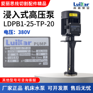 睿嘉LuiKar洛凯循环泵LDPB1-25-TP-20橡胶雕刻机床浸入式高铸铁