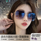 墨镜女款 2026新款 高级感适合方圆脸大脸显瘦防晒太阳眼镜防紫外线