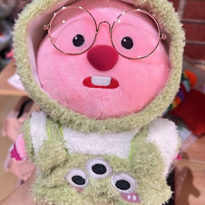 海狸送女生露比LOOPY挂件公仔