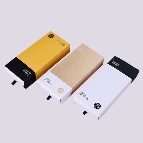 现货袜子内裤包装盒文胸内衣印刷牛皮纸定制抽屉盒彩盒硬盒加LOGO