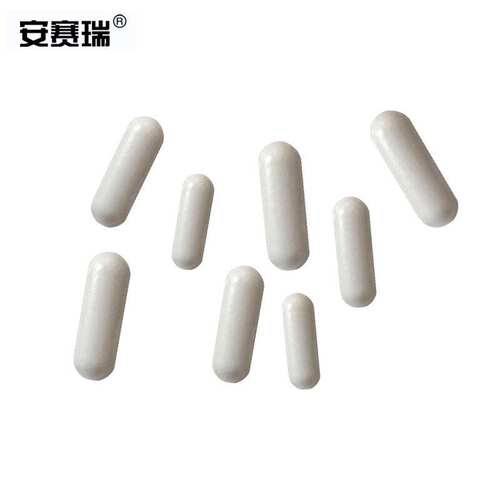 安赛瑞聚四氟磁力搅拌子（10个装）圆柱形四氟磁子实验用C型搅拌