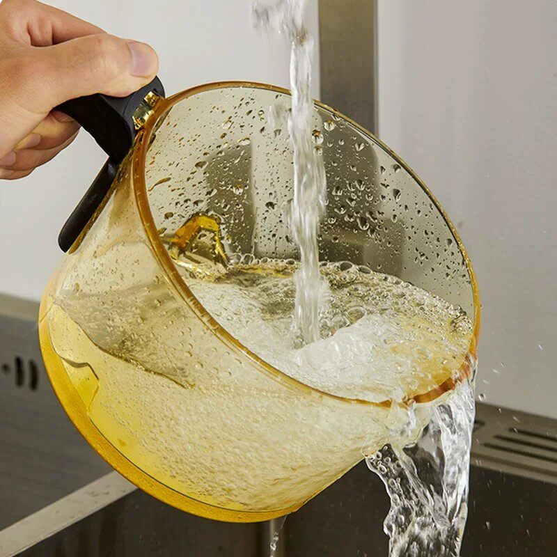 适配贝晨康宁柏翠山水现代空气炸锅2.5~3L高硼硅玻璃内胆配件炸篮