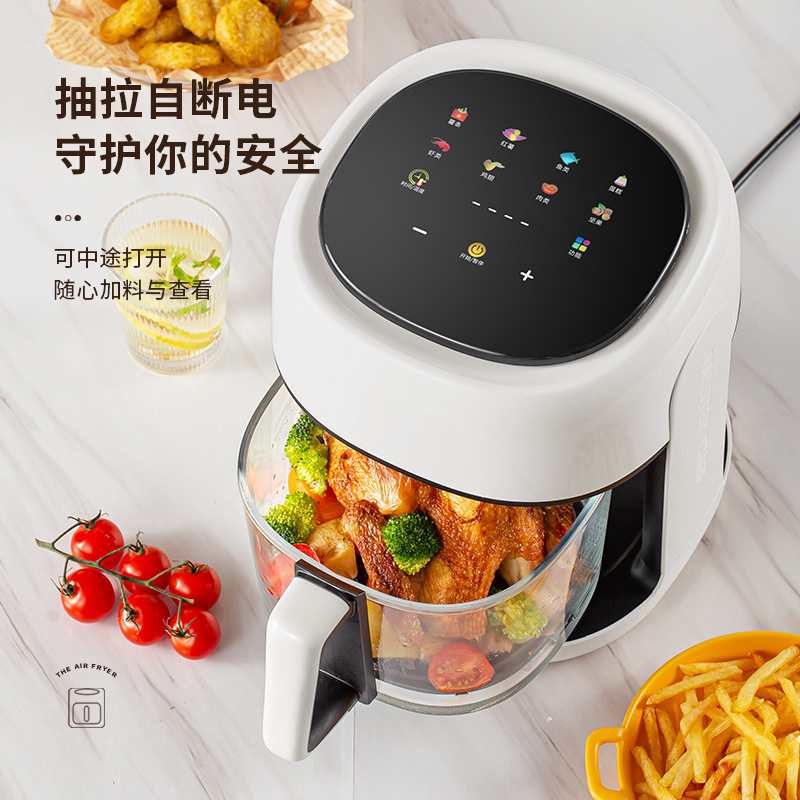 空气炸锅家用大容量可视电炸锅无烟智能全自动烤箱礼品批发无油烟