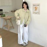 超好看短款皮衣外套女2025春季新款小个子韩系宽松减龄超火上衣潮，女装短外套，浙宝131