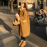 现货数据好！长款！羊羔毛外套131-5913P205K298，女装毛呢外套，象礼