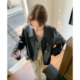 2025新款现货！！pu皮衣外套夹克131-7128P155K238，女装皮衣，象礼