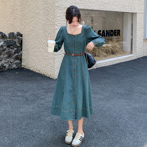 现货！牛仔连衣裙131-7029p145K208图片
