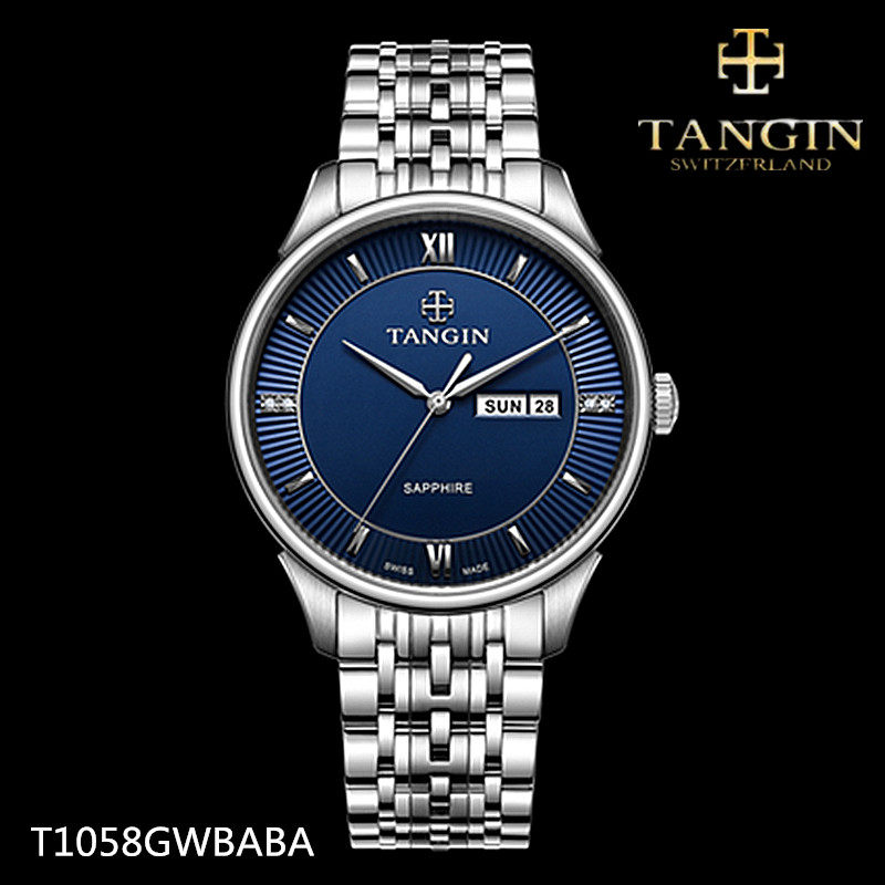 tangin情侣石英表商场同款
