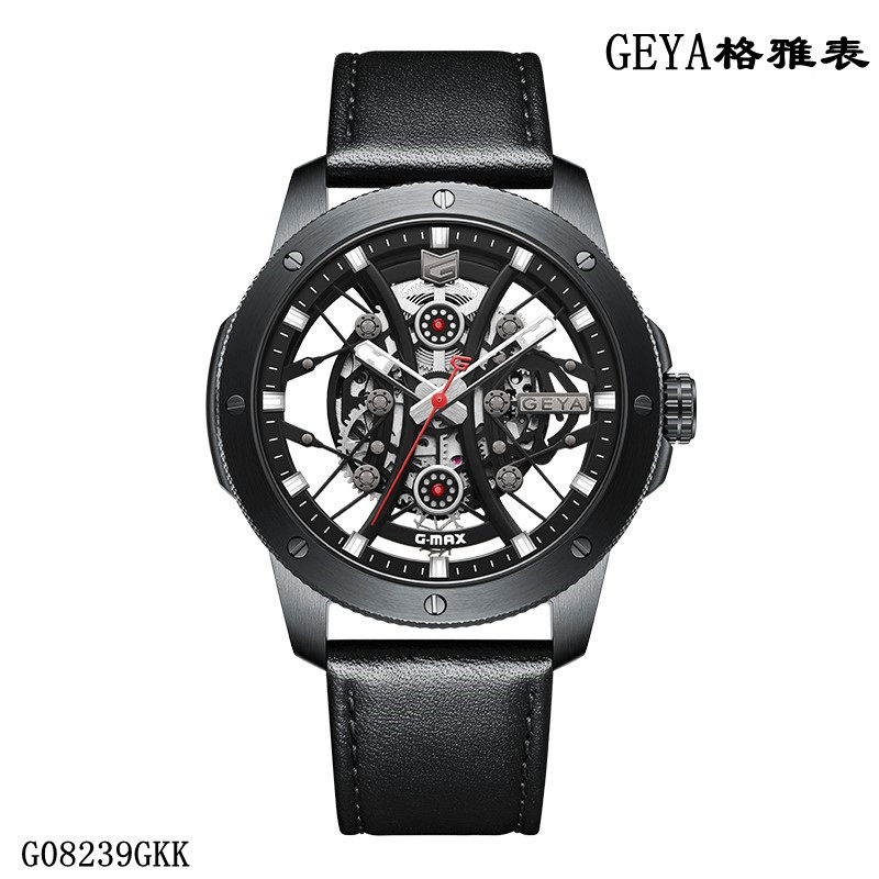 全自动机械表男表Geya/格雅