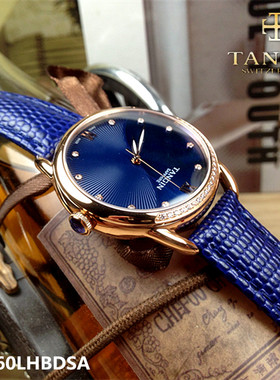 正品tangin天珺手表 女表石英表月桂女神系列T1060LHSDSA皮带1060