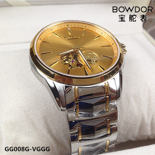 BOWDOR/宝舵机械夜光手表