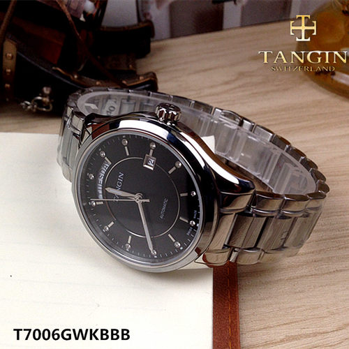 tangin机械全自动双日历手表