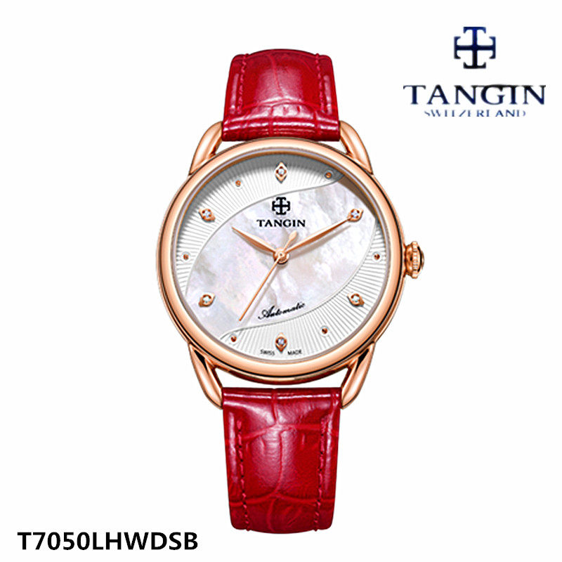 天珺tangin全自动防水机械女表