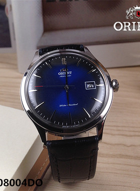 Orient/东方双狮表 机械男表全自动皮带蓝色可手动上弦FAC08004DO