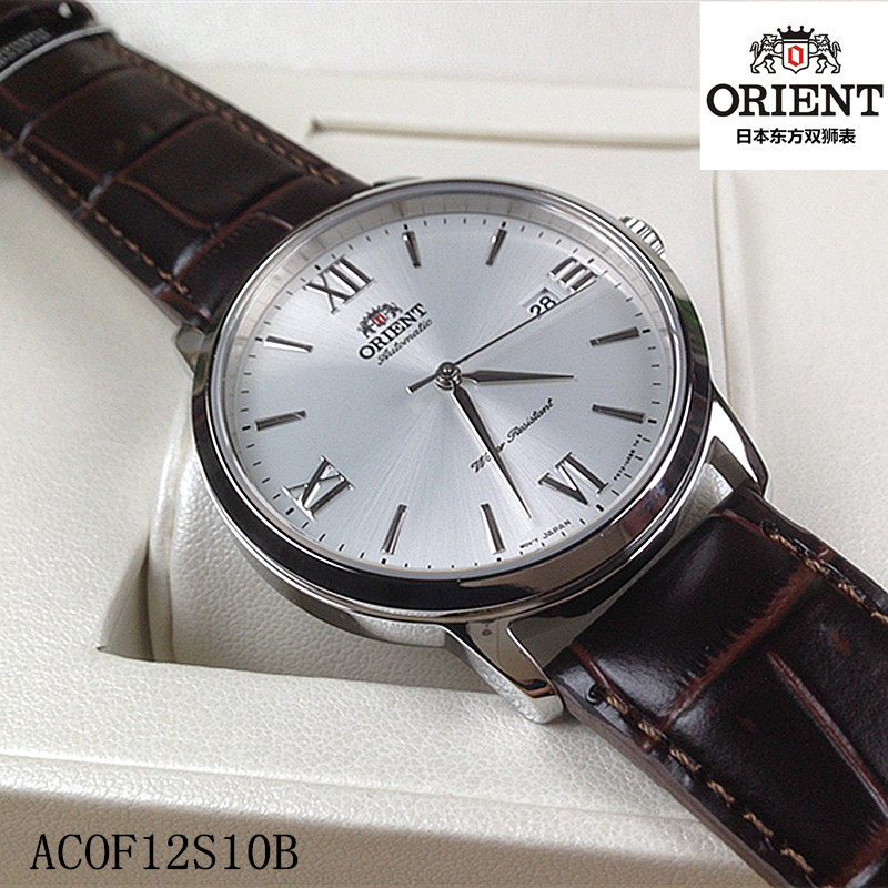 Orient/东方机械全自动真皮手表