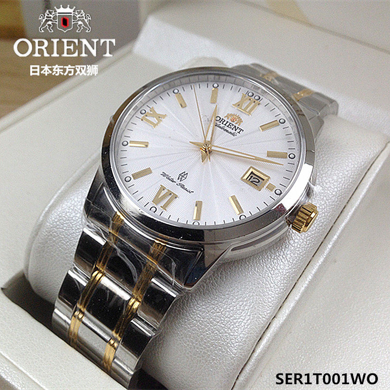 商场同款Orient/东方双狮手表 机械男表全自动夜光正品SER1T001WO