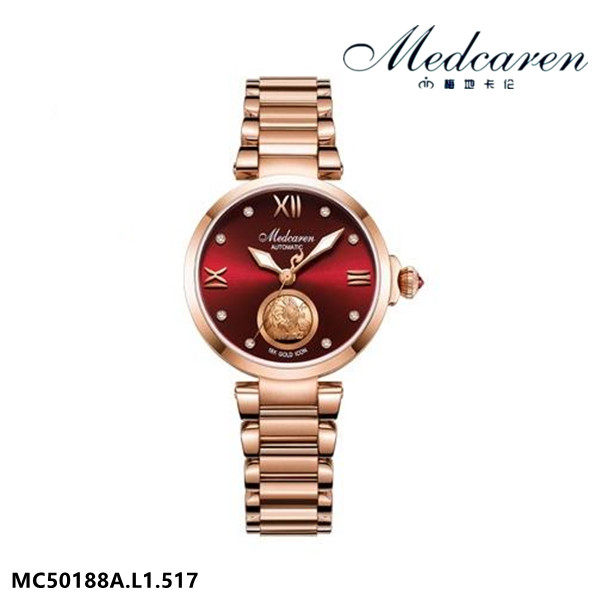 正品Medcaren/梅地卡伦手表 女表机械表全自动龙凤呈祥系列50188