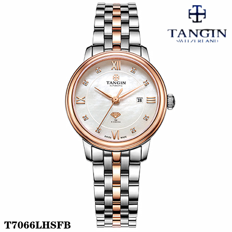 全自动机械女表蓝宝石tangin