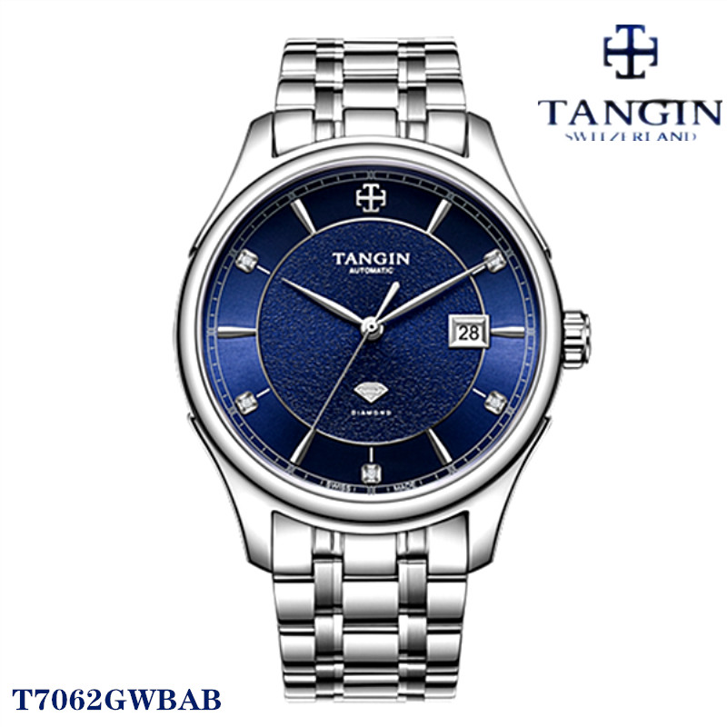 tangin瑞士机械全自动真钻手表
