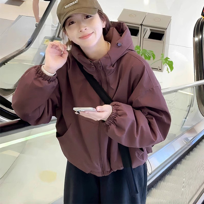 夹棉厚冲锋衣外套女装202