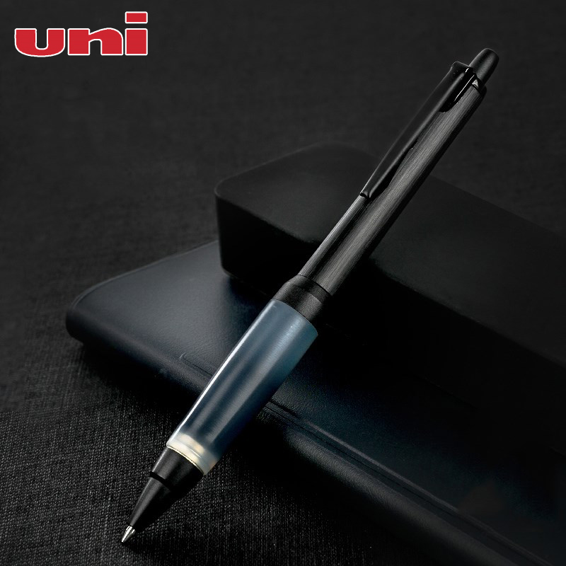 商务金属杆圆珠笔日本uni三菱