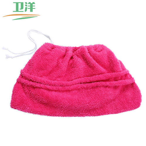卫洋WYS-1550懒人扫把套布玫红色抽绳款多功能替换布易清洗扫帚套