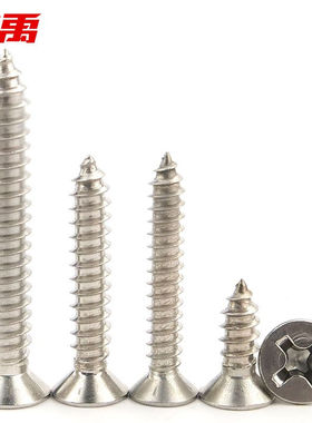 冰禹BJjj-05304不锈钢十字槽沉头自攻螺钉GB846ST2.9*32300个